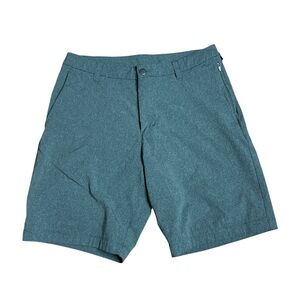 Lululemon Men's Teal Performance Shorts - Breathable Everyday Wear size 32